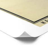 Antiek kaart Columbia River Washington Poster (Hoek)