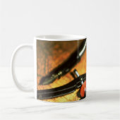 Antiek kaart en kompas koffiemok (Links)