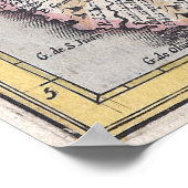 Antiek kaart, Guinee - Afrikaanse kust, verslag-Ka Poster (Hoek)