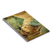 Antiek kaart - Notitieboek (Rechterzijde)