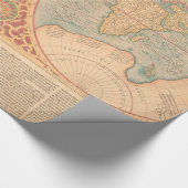 Antiek kaart - Orbis Terrae Compendiosa Descritio Cadeaupapier (Hoek)