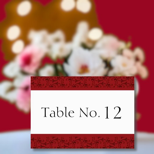 Antiek Kaart Rood-Florentijntafel