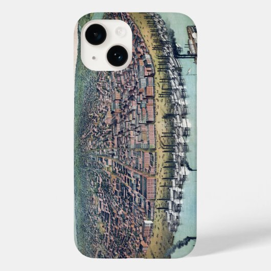 Antiek kaart Saint Louis Missouri Case-Mate iPhone Case (Achterkant)