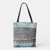 Antiek kaart Saint Louis Missouri Tote Bag (Achterkant)