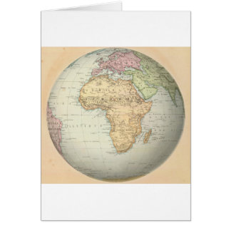 Antiek kaart van Afrika