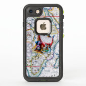 Antiek  kaart van Afrika (Achterkant)