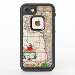  Antiek kaart van Afrika Circa 1652