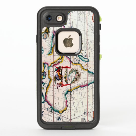  Antiek kaart van Afrika Circa 1687 (Achterkant)