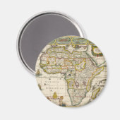 Antiek kaart van Afrika door Hondius en Jansson Magneet (Voorkant / Achterkant)