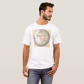 Antiek kaart van Afrika T-shirt (Voorkant volledig)