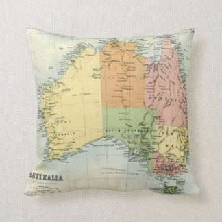 Antiek kaart van Australië Kussen