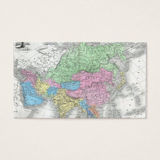 Antiek kaart van Azië circa 1800s (Voorkant)