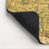 Antiek kaart van Canada Muismat (Hoek)