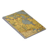 Antiek kaart van Canada Notitieboek (Rechterzijde)