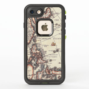 Antiek  kaart van Chinees Zee Circa 1652