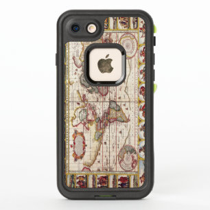 Antiek kaart van de gekende Wereld Circa 1652