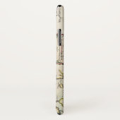 Antiek kaart van de Grote Meren Case-Mate iPhone Case (Achterkant / rechts)