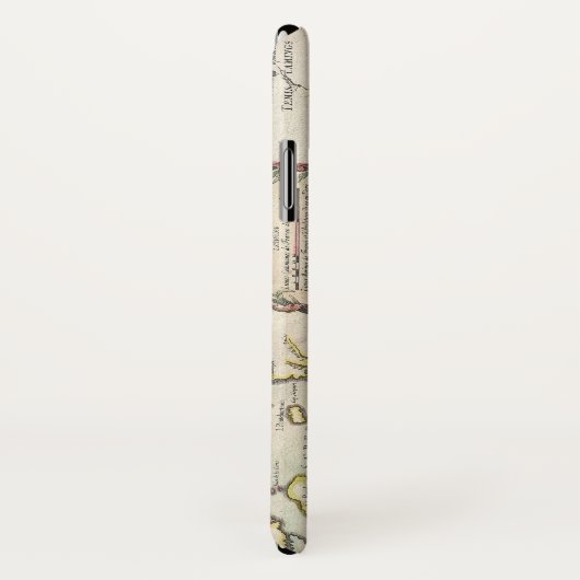 Antiek kaart van de Grote Meren Case-Mate iPhone Case (Achterkant / rechts)