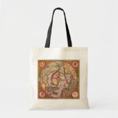 Antiek kaart van de Noordpool Kaart door Mercator Tote Bag (Voorkant)