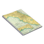 Antiek kaart van de staat Florida (VS) Notitieboek (Rechterzijde)