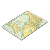 Antiek kaart van de staat Florida (VS) Notitieboek (Linkerzijde)