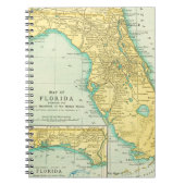 Antiek kaart van de staat Florida (VS) Notitieboek (Voorkant)