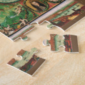 Antiek kaart van de straat Londen door Johannes de Legpuzzel (Zijkant)