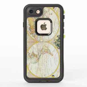  Antiek kaart van de wereld