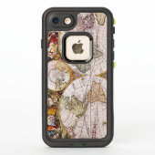 Antiek kaart van de wereld 1686 (Achterkant)