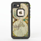  Antiek kaart van de wereld 1755 (Achterkant)