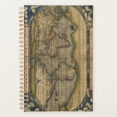 Antiek kaart van de wereld planner (Voorkant)