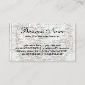 Antiek Kaart van Denemarken, Denemarken, 1905 Visitekaartje (Voorkant)