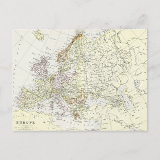 Antiek kaart van Europa
