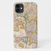 Antiek kaart van Europa Case-Mate iPhone Case (Achterkant)