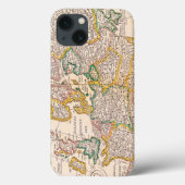 Antiek kaart van Europa Case-Mate iPhone Case (Achterkant)