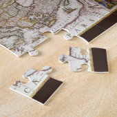 Antiek kaart van Europa door Willem Jansz Blaeu, c Legpuzzel (Zijkant)