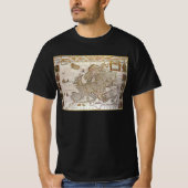Antiek kaart van Europa door Willem Jansz Blaeu, c T-shirt (Voorkant)