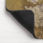 Antiek kaart van europa . Oude wereld. Muismat (Hoek)