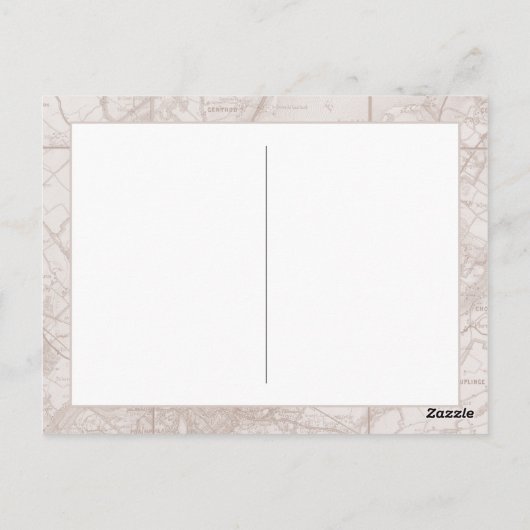 Antiek kaart van Genève Zwitserland Kaart (Achterkant)