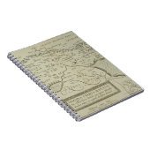 Antiek kaart van het Heilige Land Notitieboek (Rechterzijde)