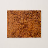 Antiek kaart van het oostelijk halfrond Legpuzzel (Horizontaal)