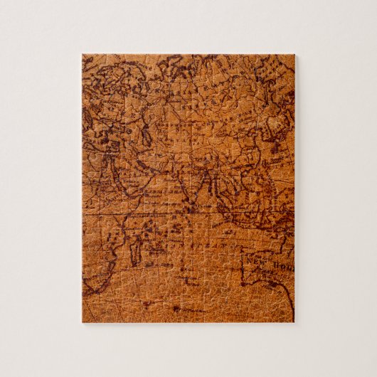 Antiek kaart van het oostelijk halfrond Legpuzzel (Verticaal)