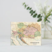 Antiek kaart van het Oostenrijkse Rijk (Staand voorkant)