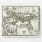 Antiek Kaart van het Romeinse Rijk Muismat (Voorkant)