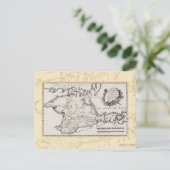 Antiek kaart van het schiereiland de Krim (Staand voorkant)