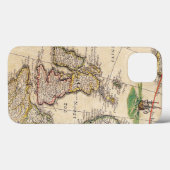 Antiek kaart van het Verenigd Koninkrijk Case-Mate iPhone Case (Achterkant (horizontaal))