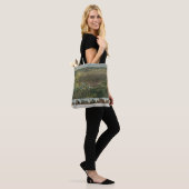 Antiek kaart van Houston, Texas met de buffelrivie Tote Bag (Op model)