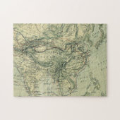 Antiek kaart van India en Tibet Legpuzzel (Horizontaal)