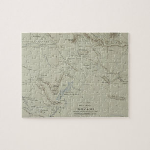 Antiek kaart van Iran Legpuzzel