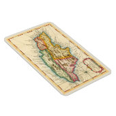 Antiek kaart van Jamaica 1758 Magneet (Rechterzijde)